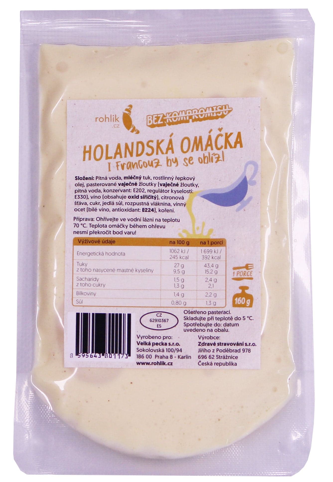 Holandská omáčka 160 g