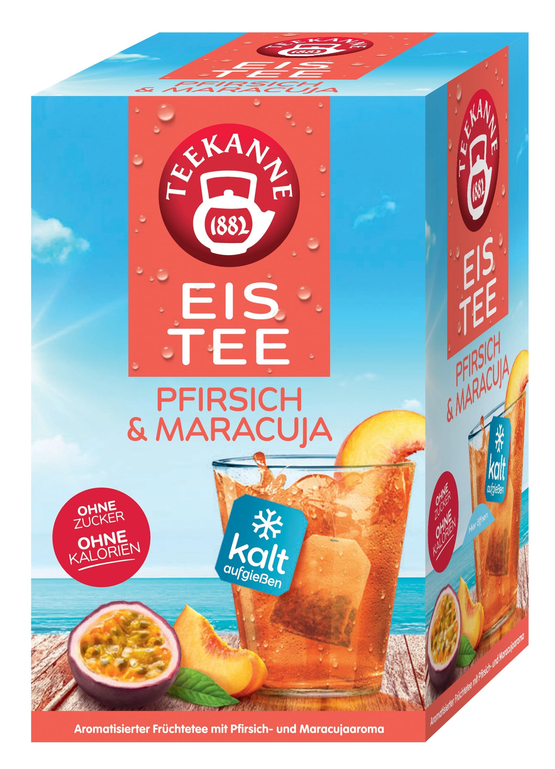 Teekanne Eistee Broskev a maracuja