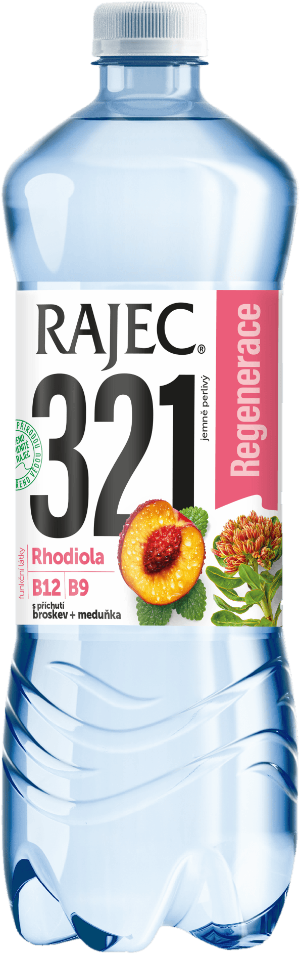 Rajec 321 s příchutí broskve a meduňky