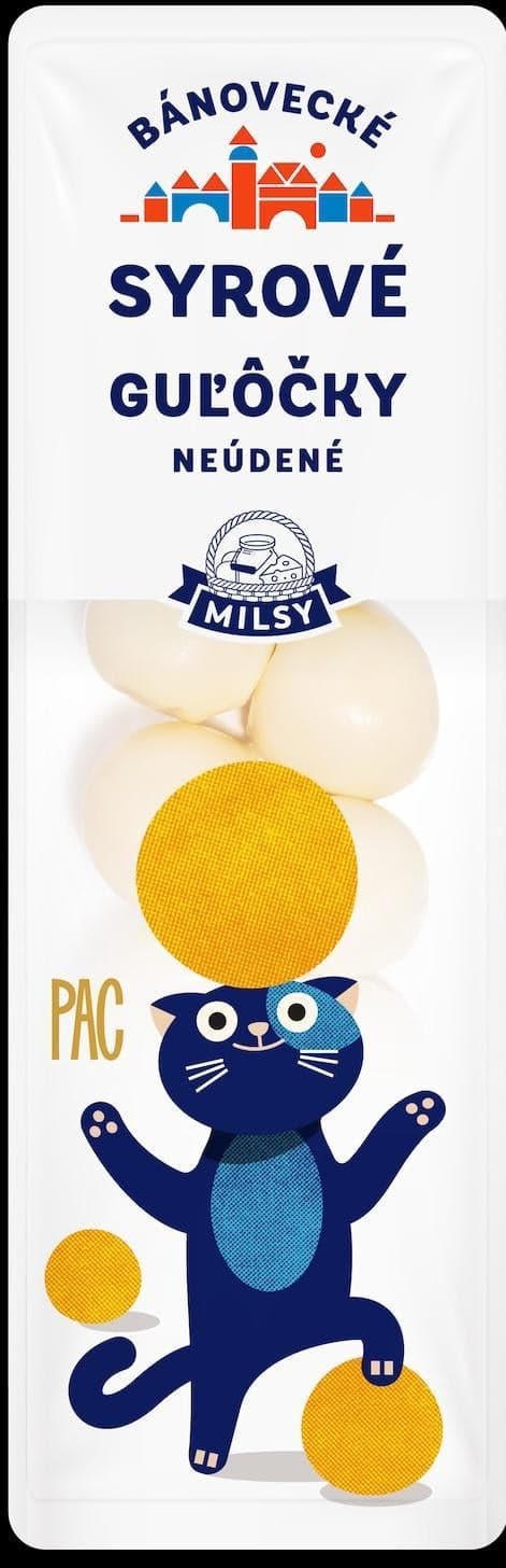 Milsy Pác Bánovecké sýrové kuličky neuzené