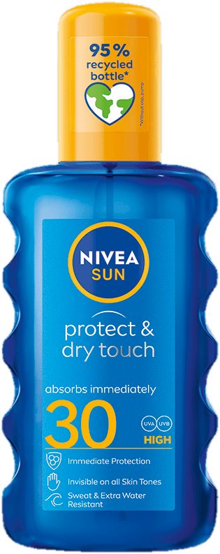 Nivea Sun Protect & Dry Touch sprej na opalování SPF 30