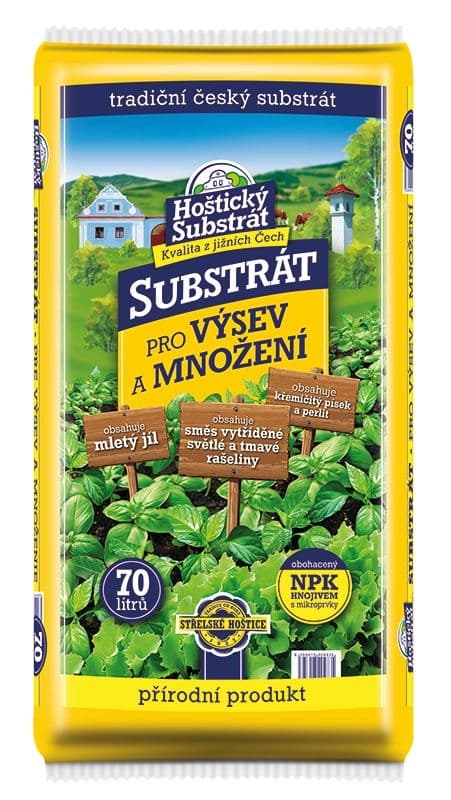 Hoštický substrát - Substrát pro výsev a množení 70 l