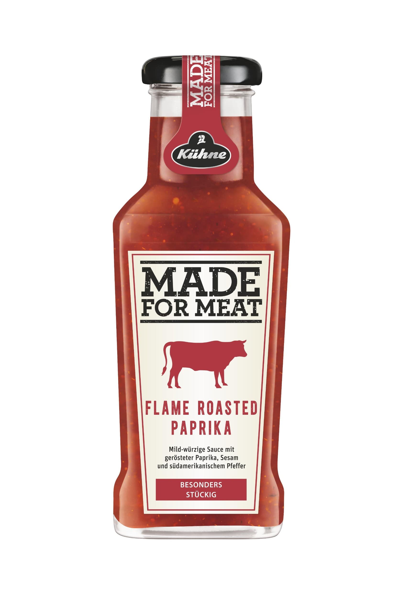 Kühne Made for meat Omáčka s paprikou pečenou na ohni 235ml