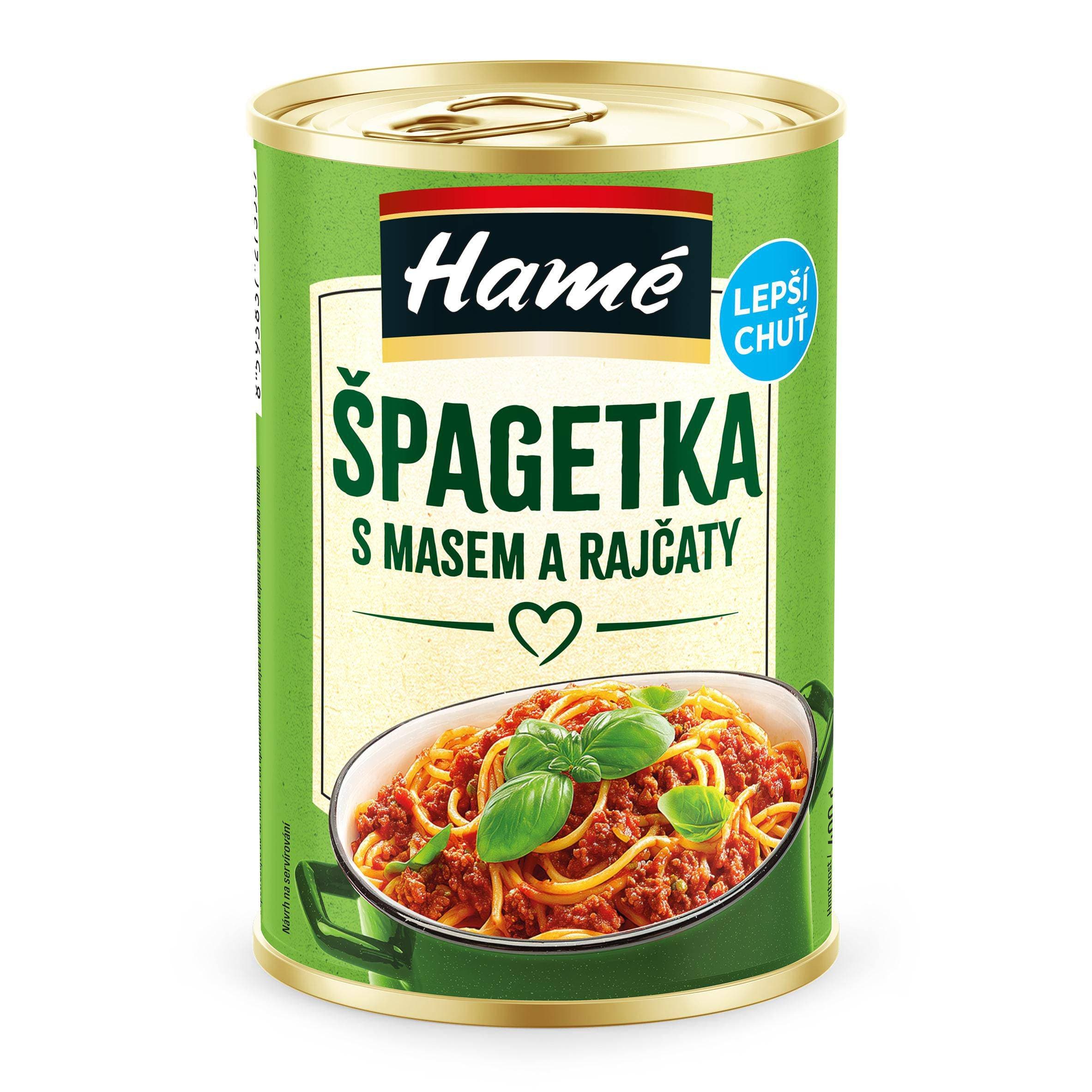 Hamé Špagetka s masem a rajčaty 400g