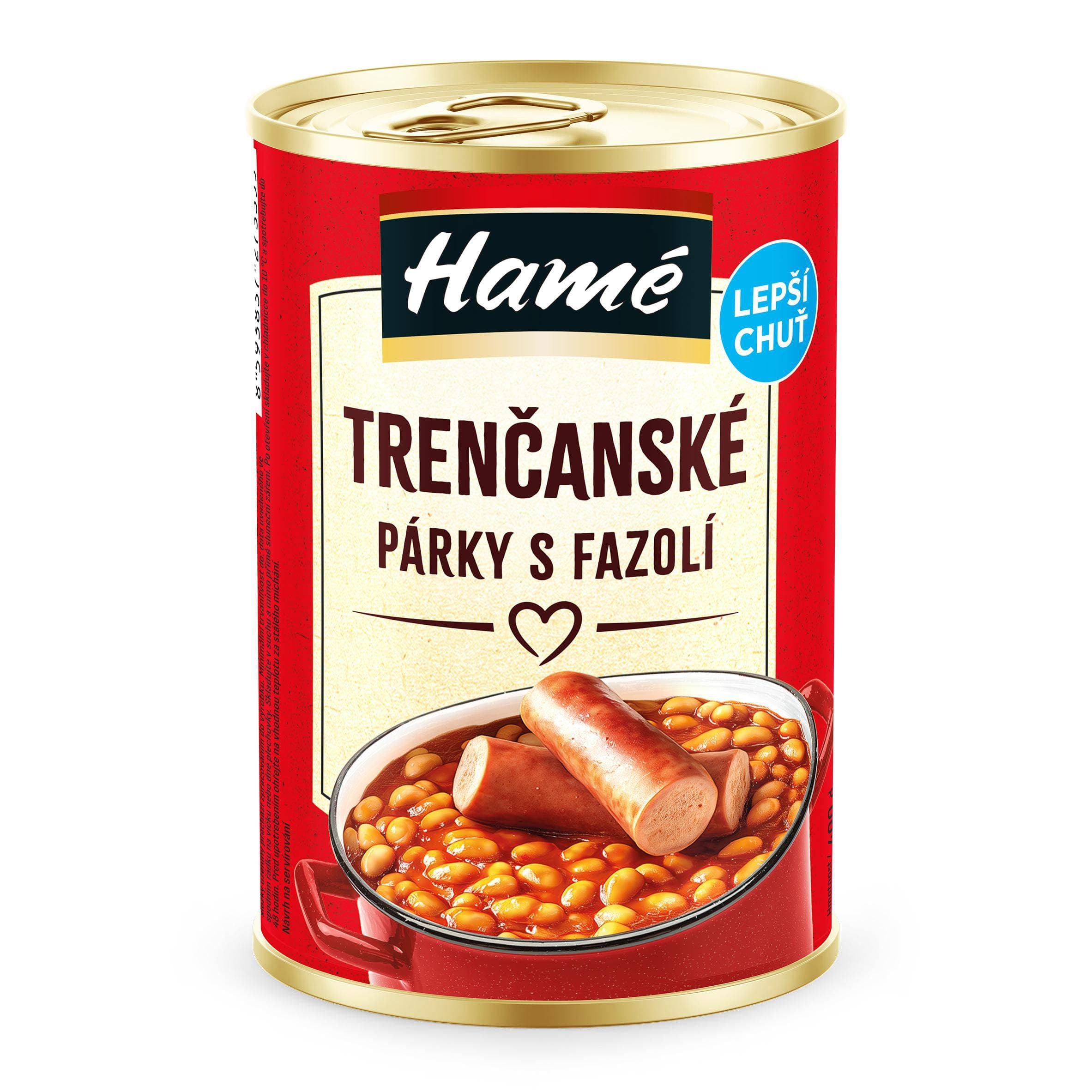 Hamé Trenčanské párký s fazolí 400g