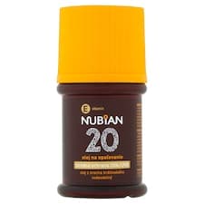 Nubian Voděodolný olej na opalování SPF 20 60ml