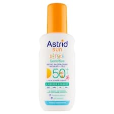Astrid Sun Sensitive dětské mléko na opalování ve spreji SPF 50+ 150ml