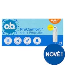 O.B. ProComfort Super tampony 16 ks