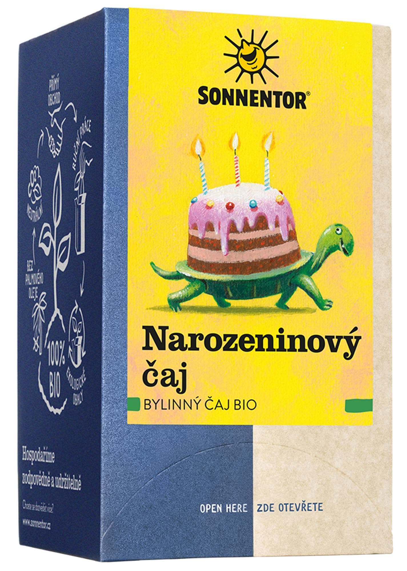 Sonnentor BIO Bylinná směs Narozeninový čaj 27 g