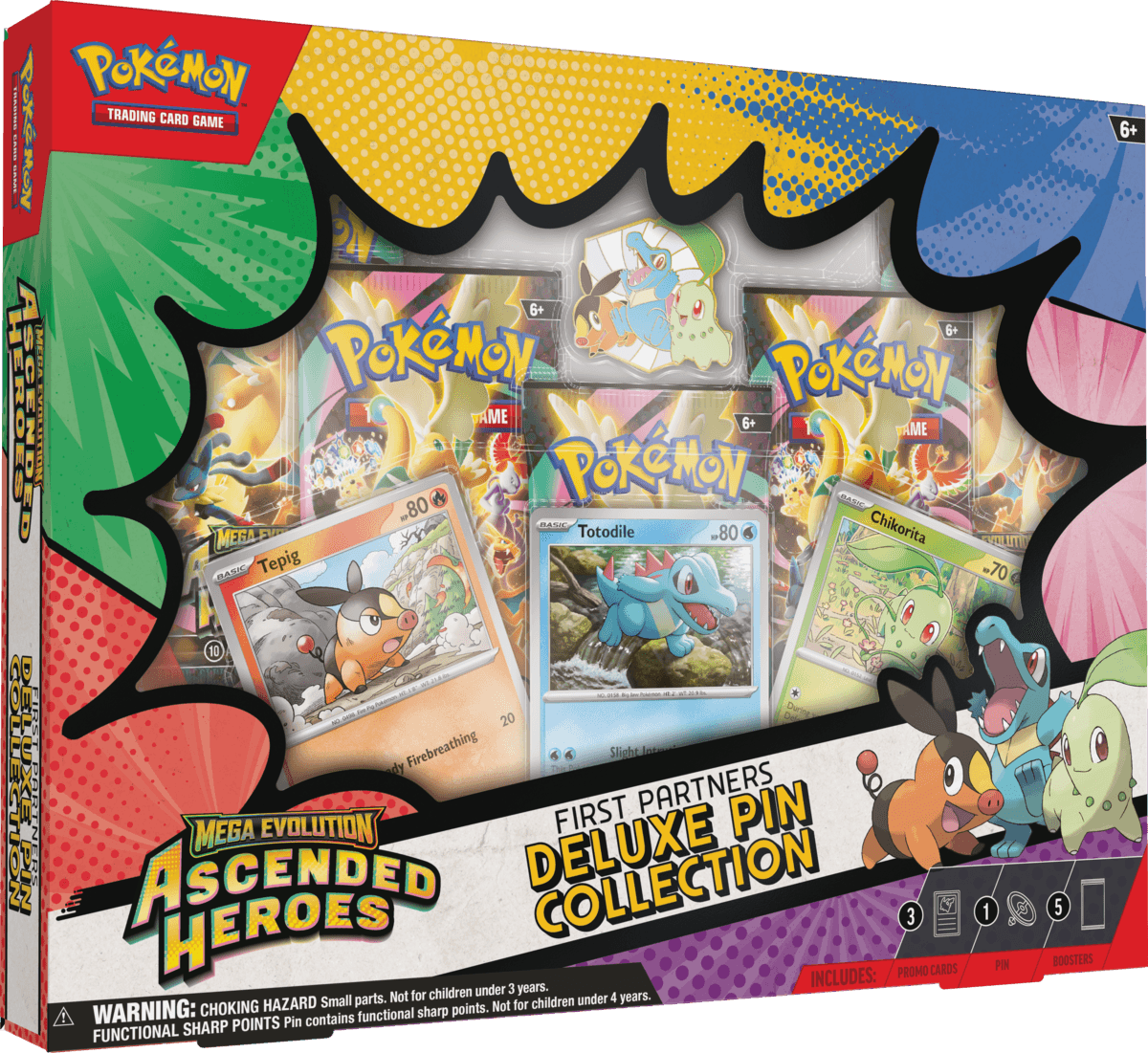 Pokémon TCG: ME02.5 Ascended Heroes –⁠⁠⁠⁠⁠⁠ First partner deluxe pin collection