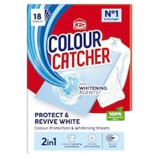 K2r Colour Catcher 2in1 Protect & Revive White ubrousek pro praní prádla 18 ks