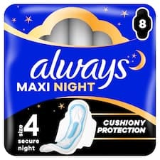 Always Classic Night Hygienické Vložky (Velikost 3) S Křidélky 8ks