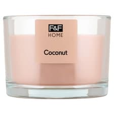 F&F Home Coconut vonná svíčka 300g