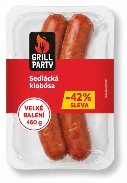Grill Party Sedlácká klobása