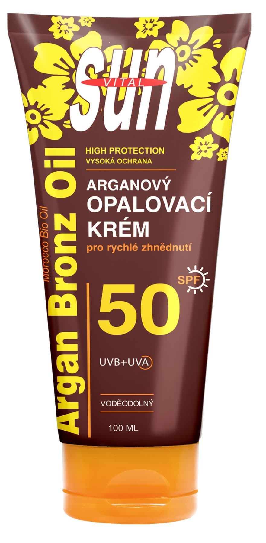 Vivaco  Arganový opalovací krém OF50  100ml
