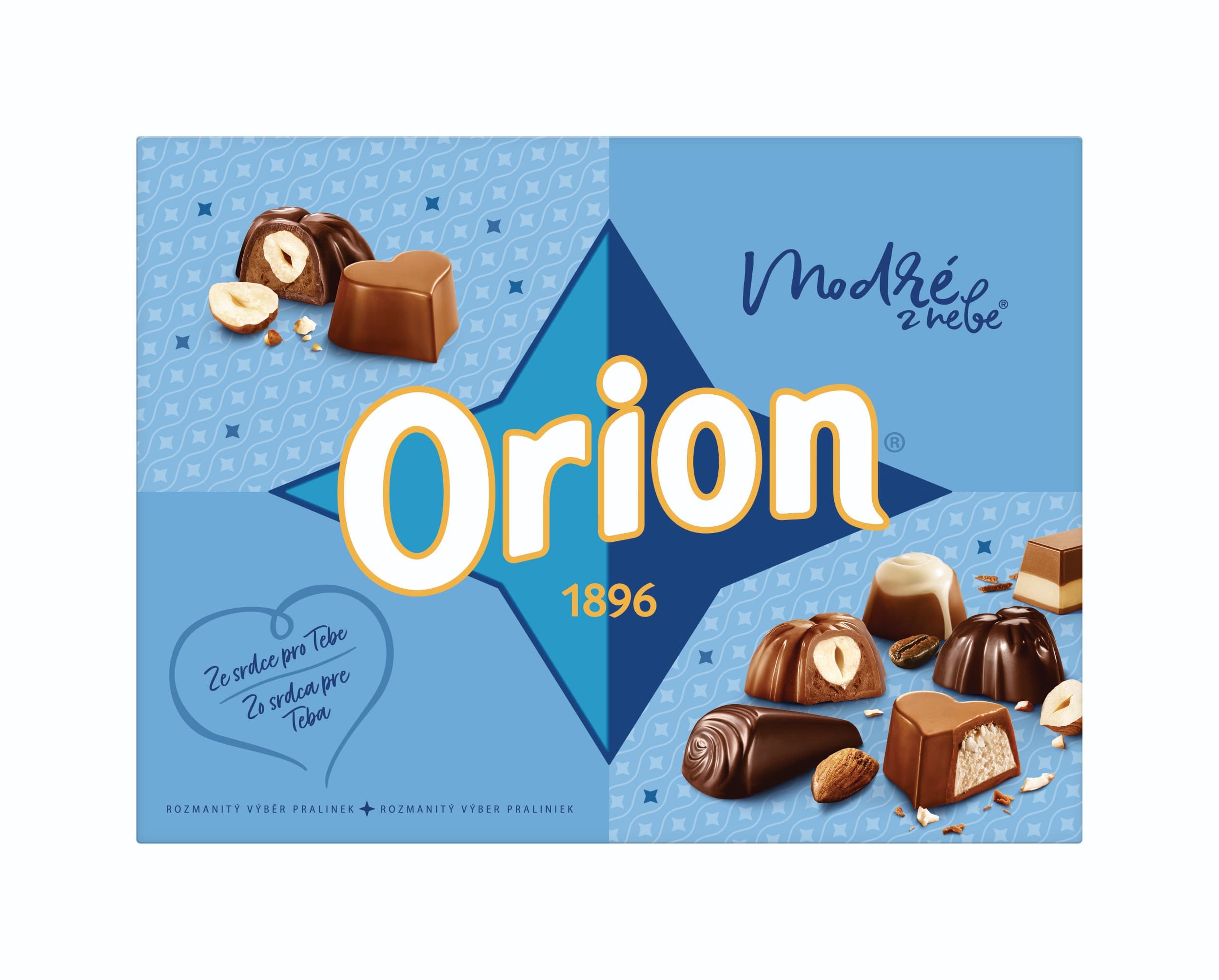Orion Modré z nebe čokoládové pralinky 145g
