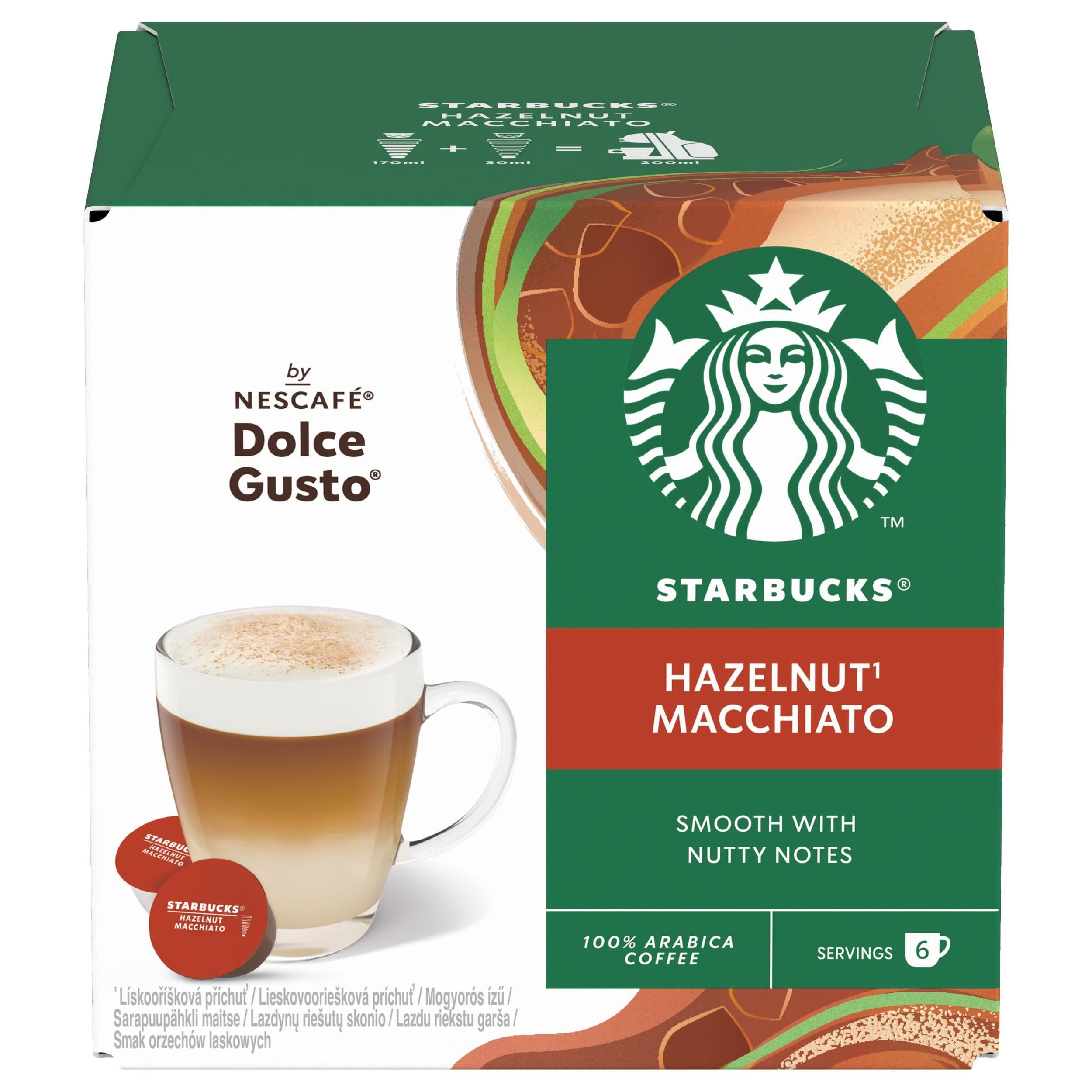 Starbucks Hazelnut Macchiato Kávové kapsle 123g