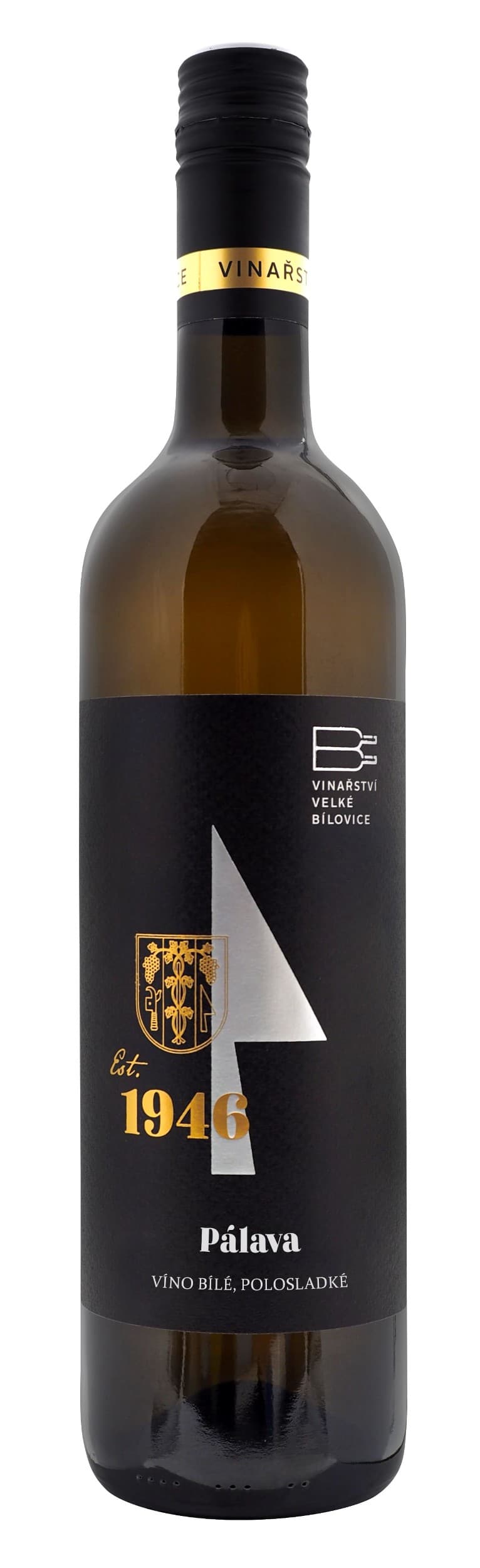 Pálava, moravské zemské víno, bílé, polosladké, 0,75 l
