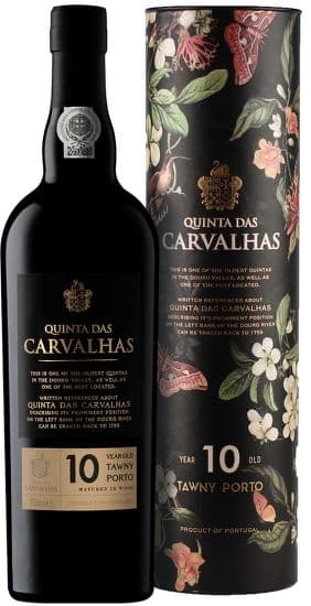 Port Quinta das Carvalhas 10 YO (dárková tuba) 0,75l