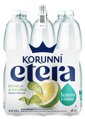 Korunní Etera Pomelo & Okurka 6x1,5l