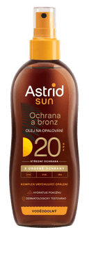 Astrid SUN Olej na opalování SPF 20