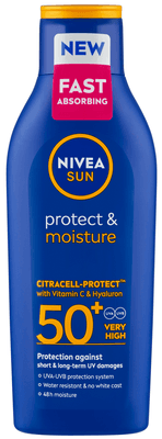 Nivea Sun Protect & Moisture Hydratační mléko na opalování OF 50