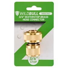 WildBull 3/4" mosazná hadicová spojka waterstop