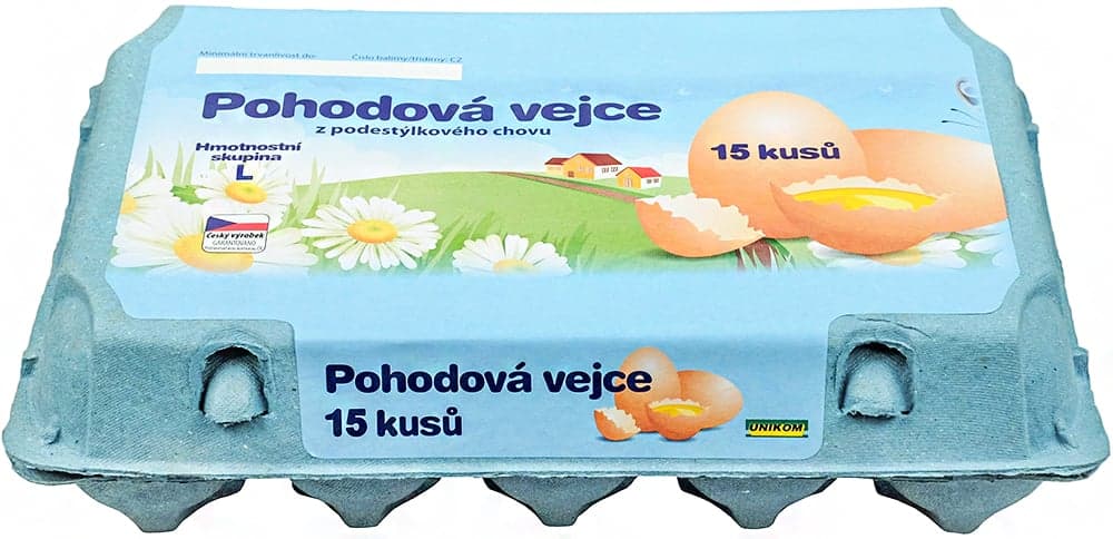 Pohodová vejce Podestýlková L