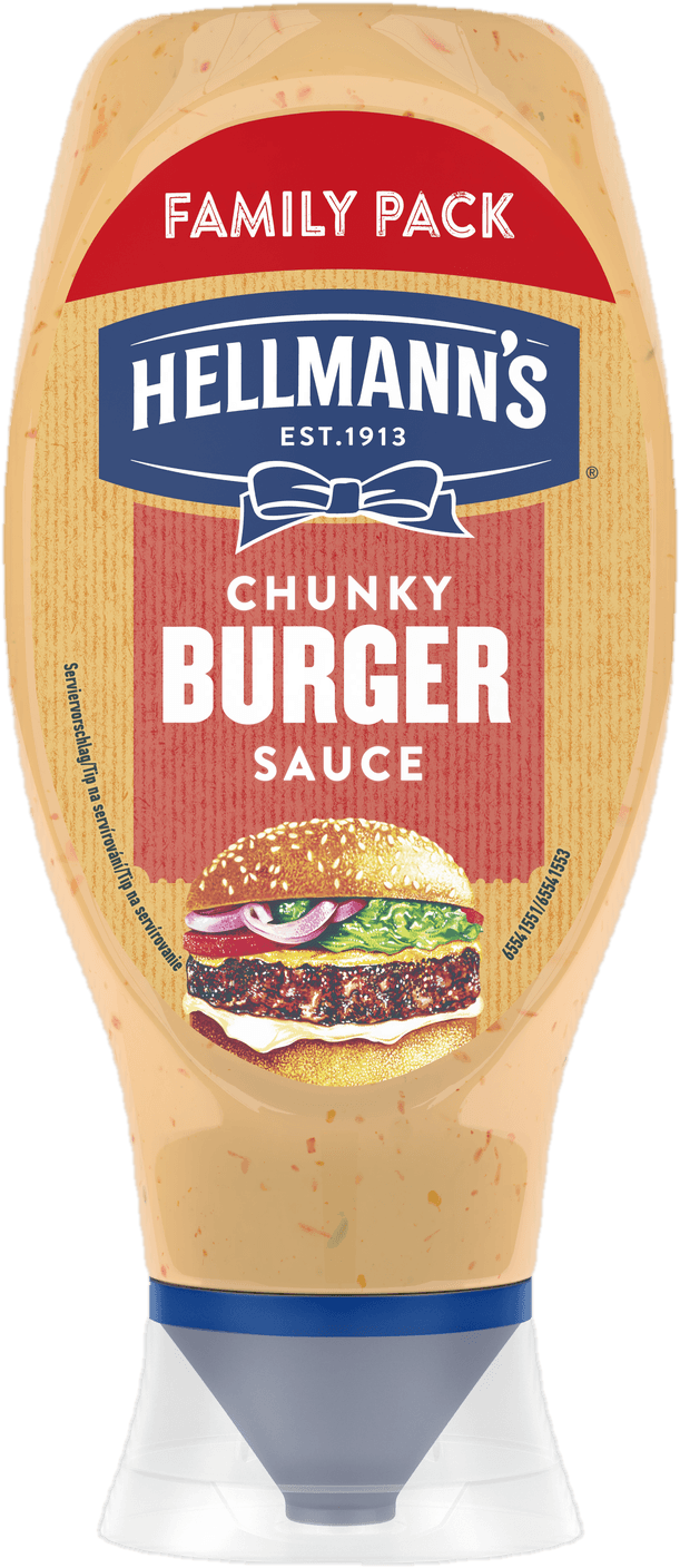 Hellmann's Omáčka Chunky burger