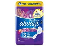 always Ultra Platinum Super Extra dámské vložky 22 ks