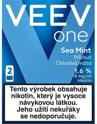 VEEV ONE Sea Mint 1,6% 2x2ml (18 mg)