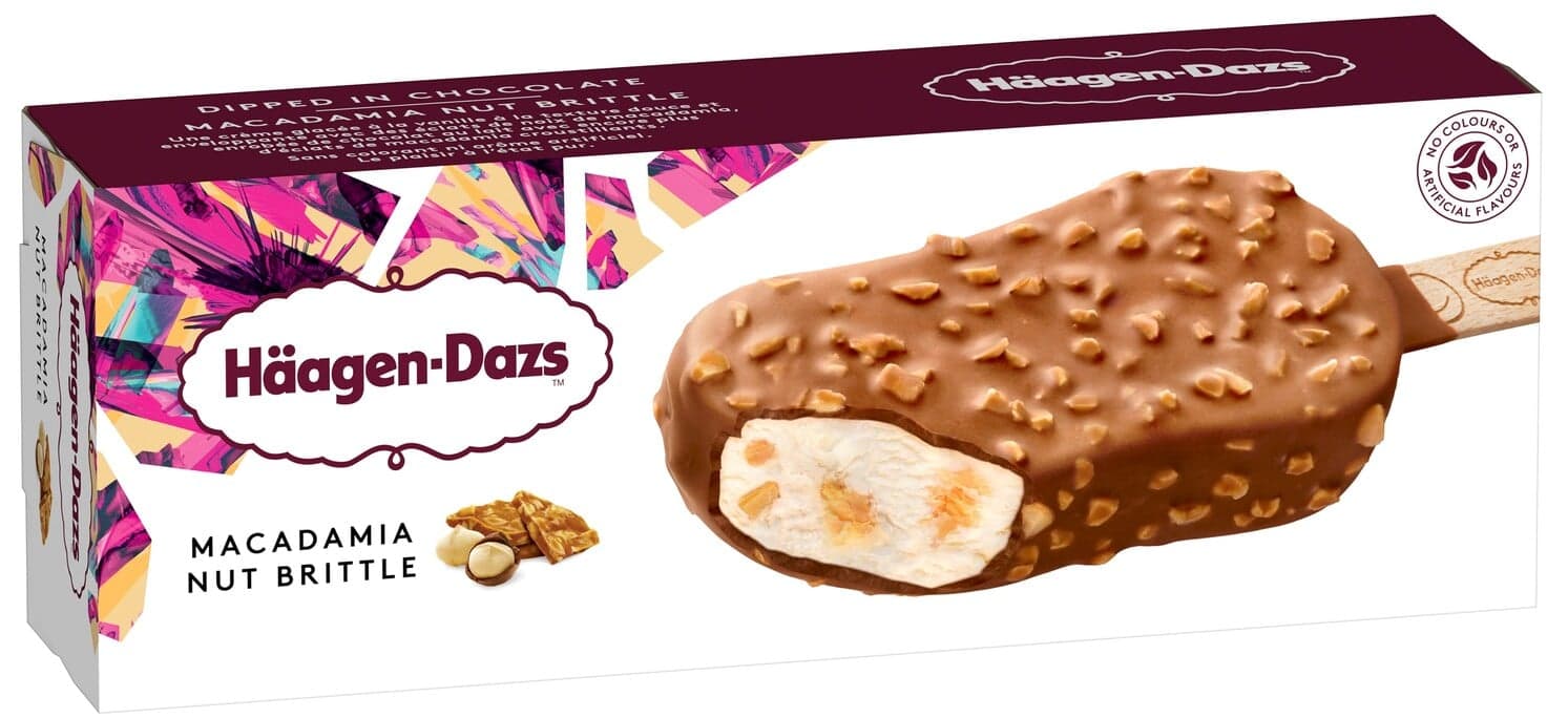 Häagen-Dazs Stick Macadamia Nutt Brittle 80 ml