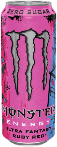 Monster Energy Ultra Fantasy Ruby Red Zero Sugar plech 500 ml