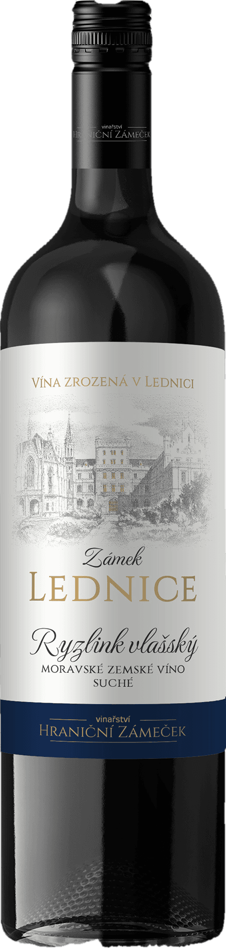 Vinařství Hraniční Zámeček Ryzlink vlašský moravské zemské víno