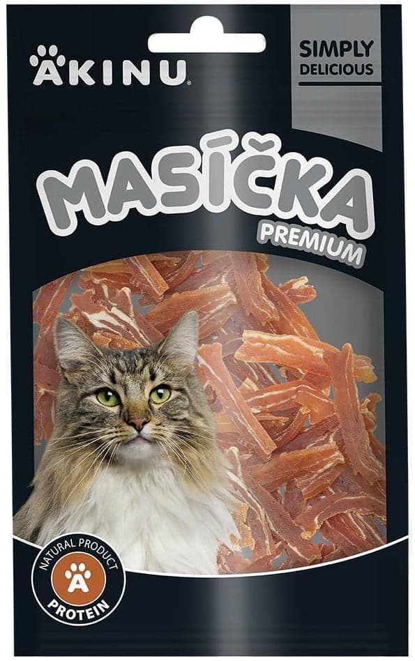 Akinu Masíčka Premium kachní plátky pro kočky