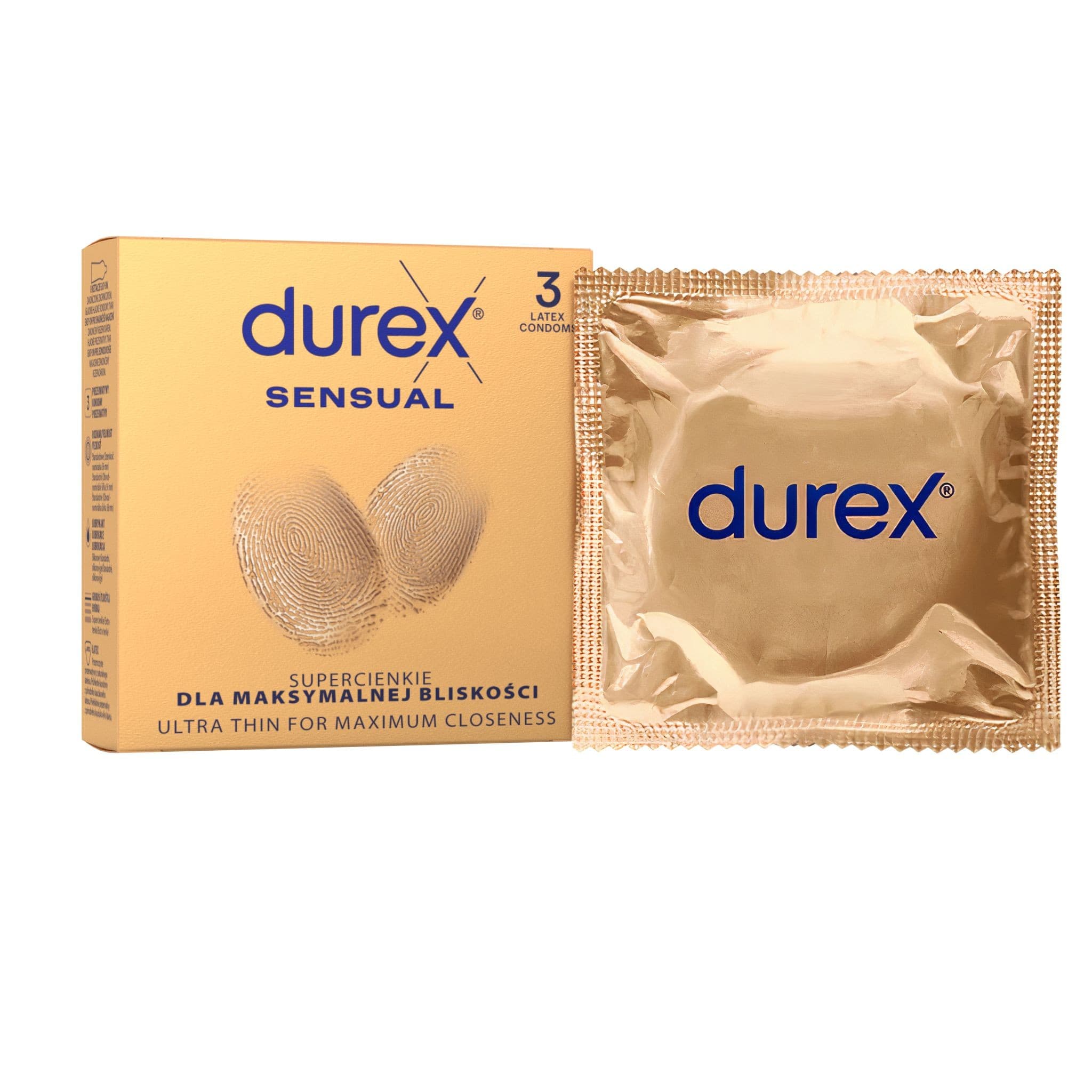 Durex Sensual kondomy 3 ks