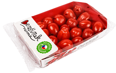 Farma Bezdínek Cherry rajčata oválná Hranáček