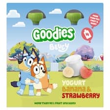 Goodies kapsička Bluey jogurt banán & jahoda 4x100g