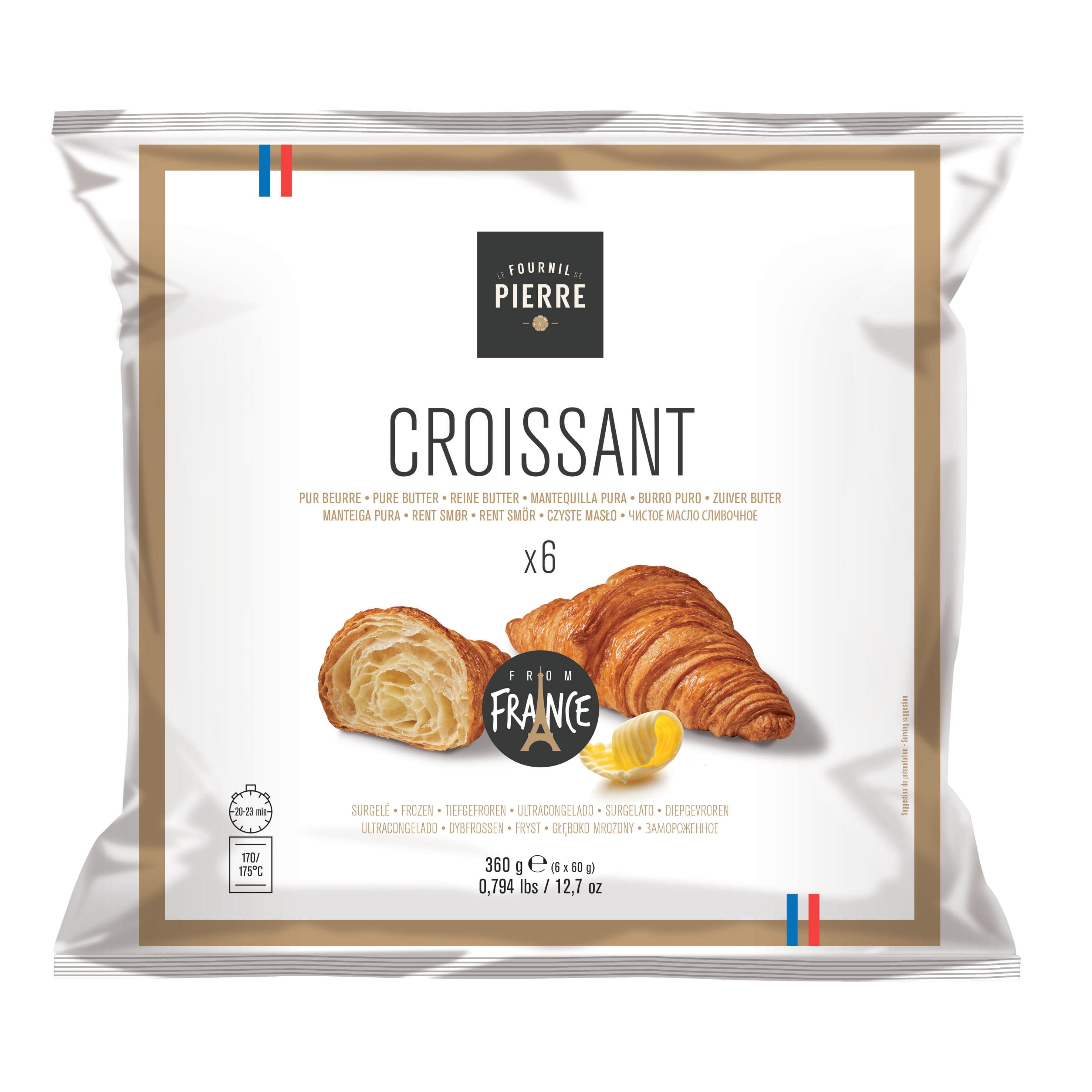 Croissant máslový 'Irrésistible', 6 ks 360 g