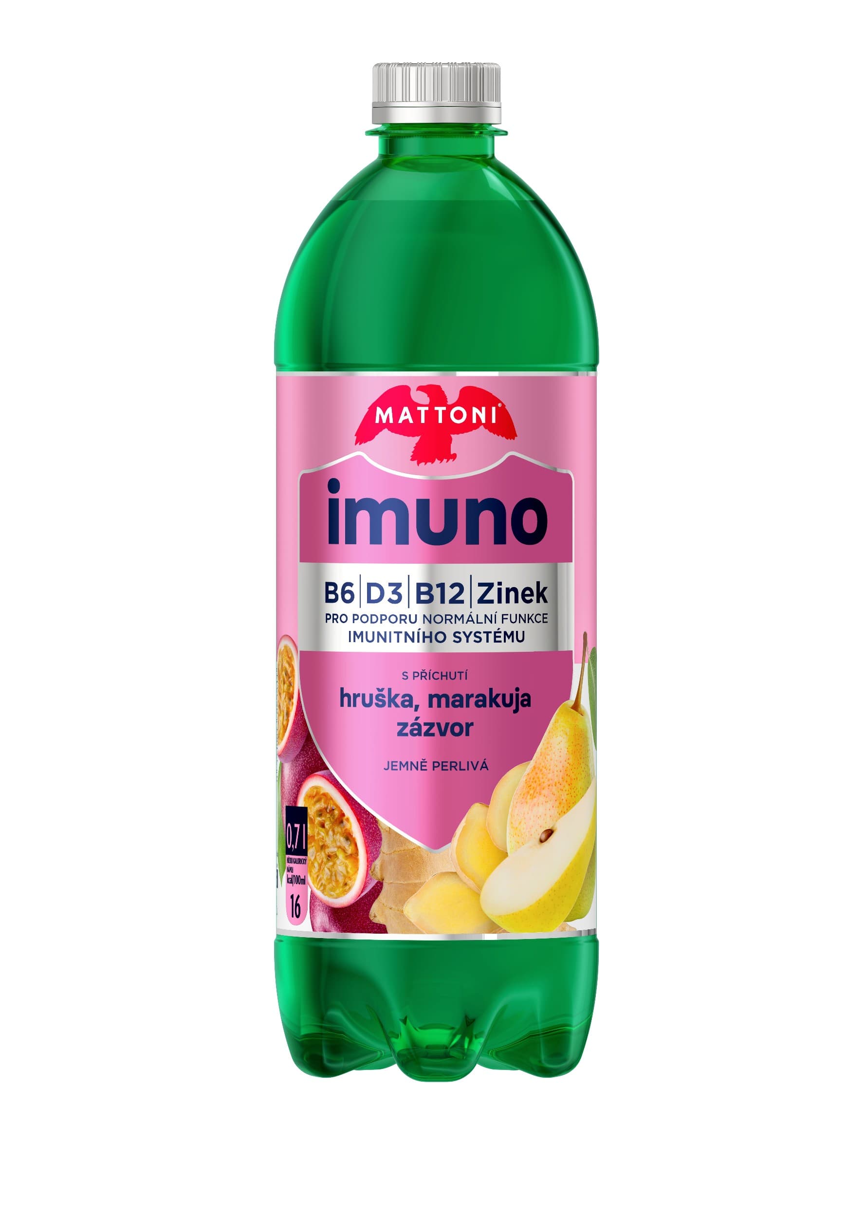 Mattoni Imuno hruška&marakuja&zázvor 0,7l