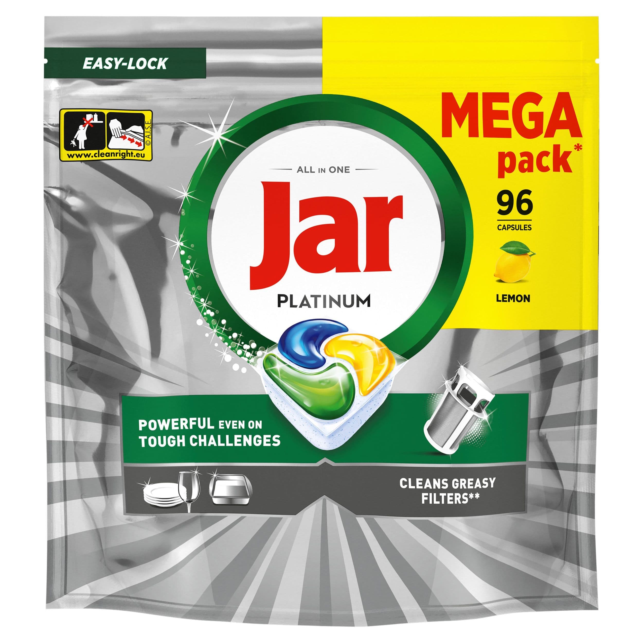 Jar Platinum Kapsle Lemon 96kusů