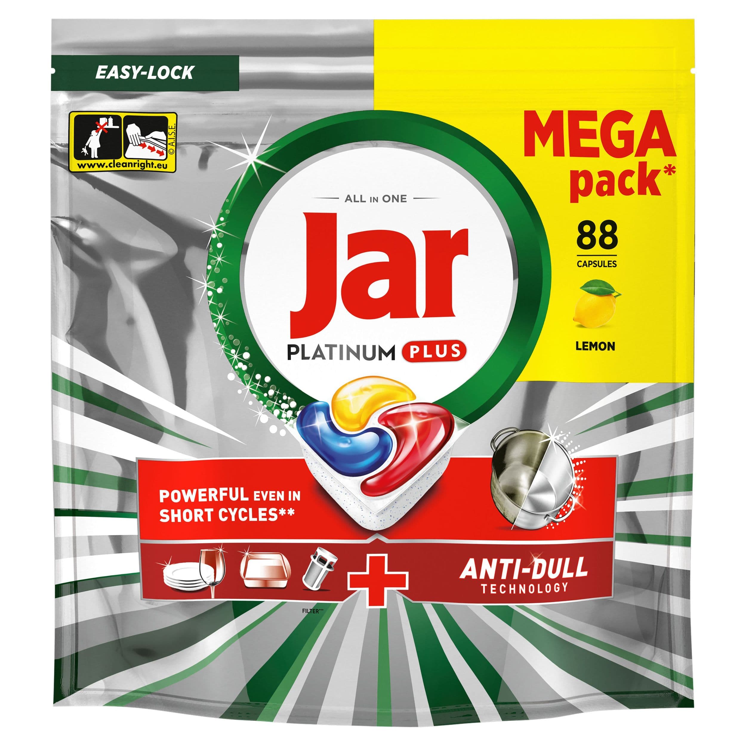 Jar Platinum Plus Kapsle Lemon 88kusů