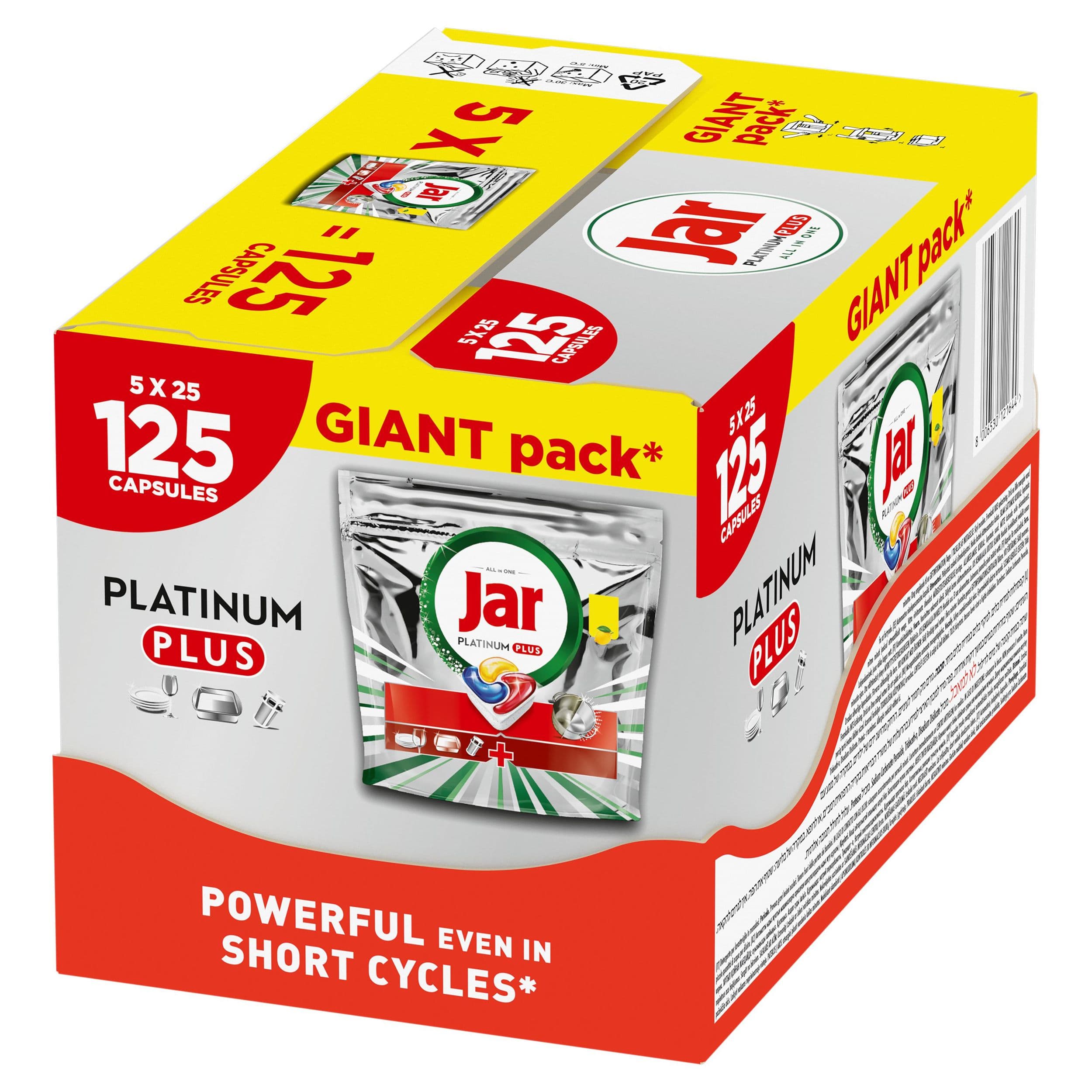 Jar Platinum Plus Kapsle Lemon 125kusů