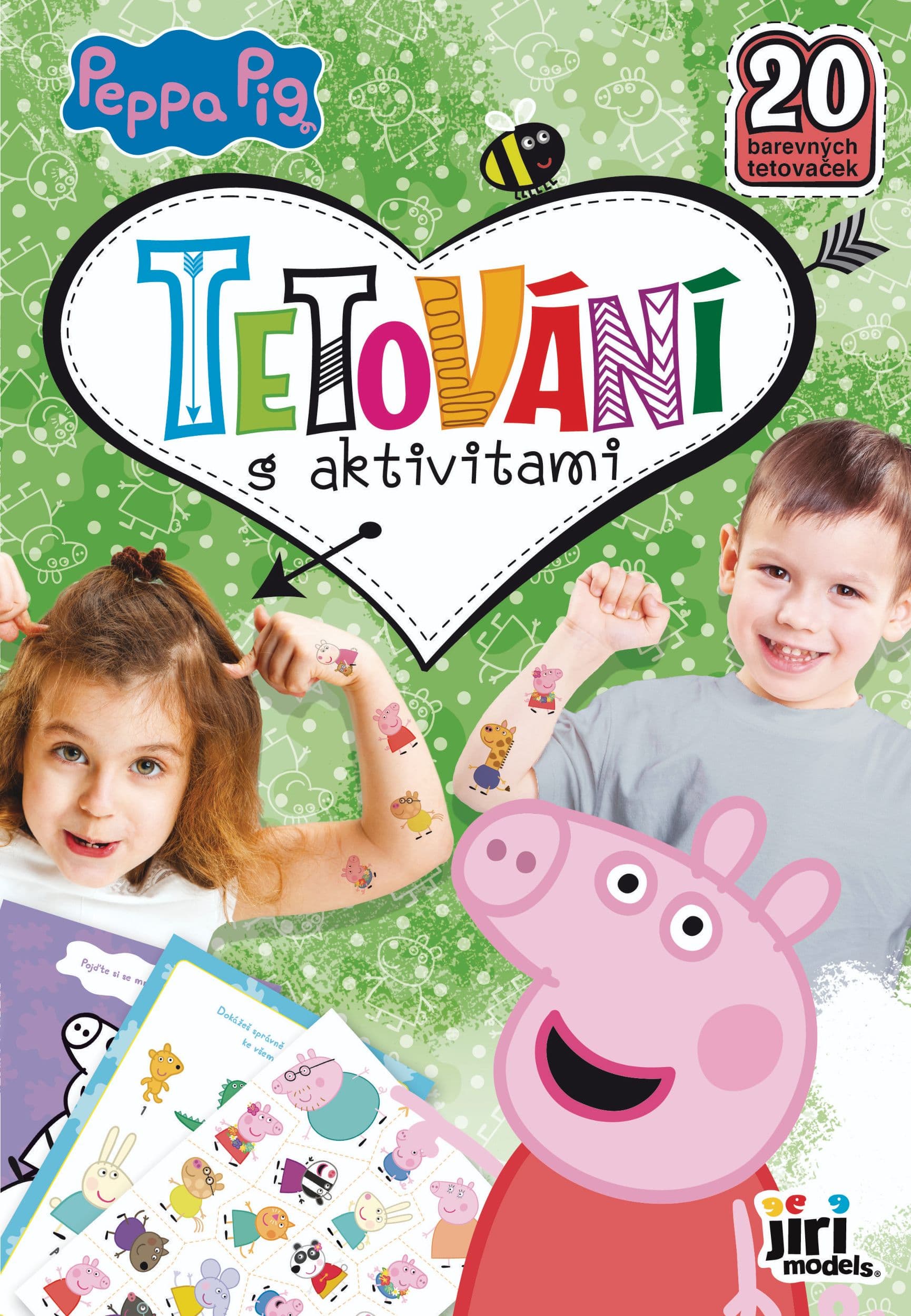 Jiri Models Tetování s aktivitami Prasátko Peppa