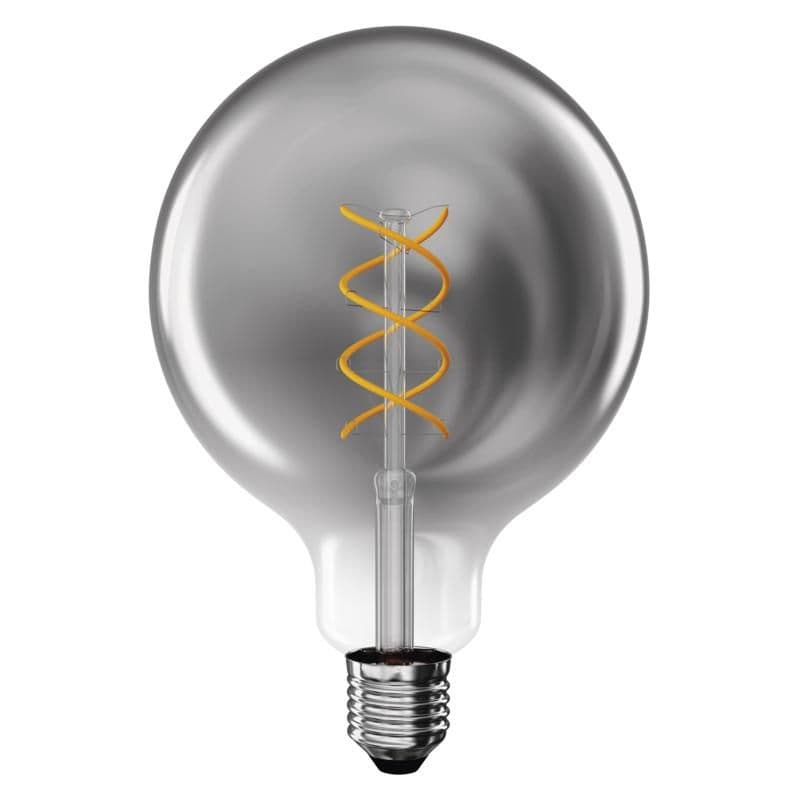 Emos LED žárovka DECO SMOKED G125 / E27 / 4,5 W (19 W) / 180 lm / flame