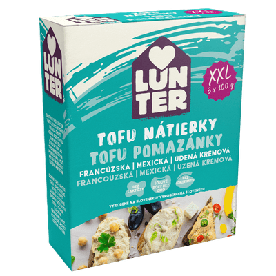 Lunter XXL pomazánky 3x100g Francouzská, Mexická,Uzená krémová 300.0 g