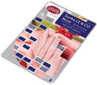 Le & Co Šunka nejvyšší jakost (93% masa) 100.0 g