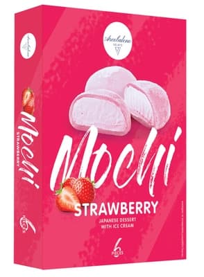 Arcobaleno Mochi s jahodovou zmrzlinou 6x35g