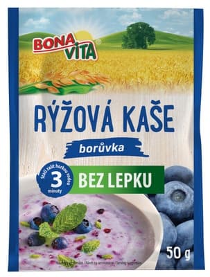 Bonavita Rýžová kaše borůvka
