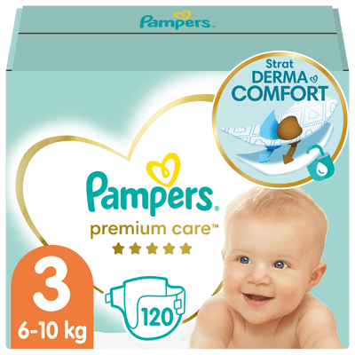 Pampers Premium Care Midi plenky, vel. 3 (6-10 kg)